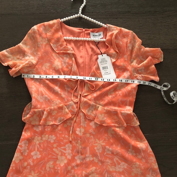 Women’s Highline collective ruffle romper sz L - Picture 10 of 16